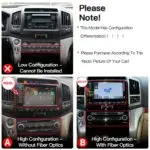 15.1" Vertical Android Radio Toyota Land Cruiser 200 08-15 CarPlay 【FT-1047】 - Image 4