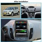 10.4" Vertical Android Radio Ford Escape Kuga 2013-18 CarPlay 4G GPS 【FORD-1012】 - Image 4