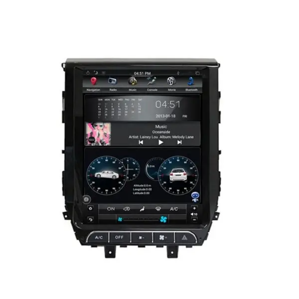 12.1" Vertical Android Radio Toyota Land Cruiser 16-18 CarPlay 4G 【FT-1048】