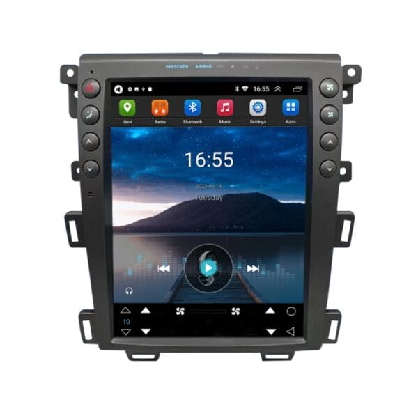 12.1" Vertical Android Radio Ford Edge 2011-14 CarPlay 4G GPS 【FORD-1017】