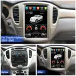 12.1" Vertical Android Radio Toyota Highlander Kluger 01-07 CarPlay 【FT-1051】 - Image 4