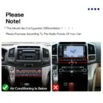 12.1" Vertical Android Radio Toyota Land Cruiser 08-15 CarPlay 4G GPS 【FT-1046】 - Image 2