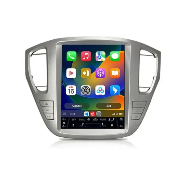 12.1" Vertical Android Radio Toyota Highlander Kluger 01-07 CarPlay 【FT-1051】